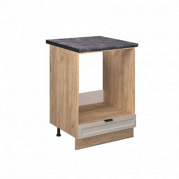 Vicco SKŘÍŇKA NA VESTAVĚNOU TROUBU Fame-Line GreyBeige 60 cm , PD Antracit