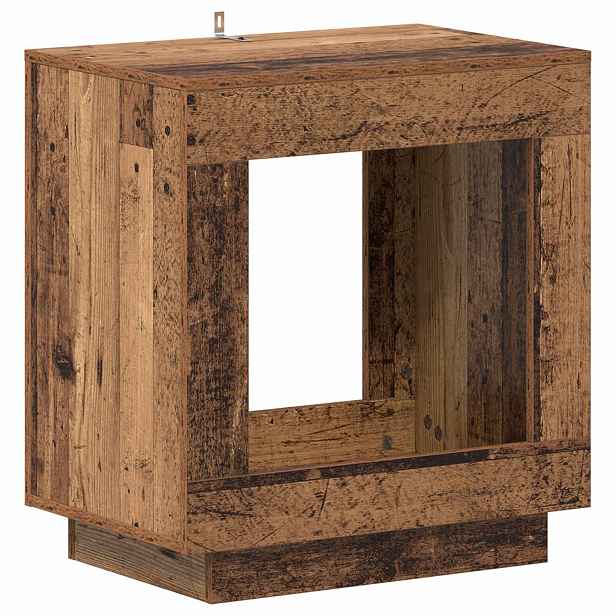 vidaXL Boční stůl Staré dřevo 60 x 40 x 65 cm Kompozitní dřevo
