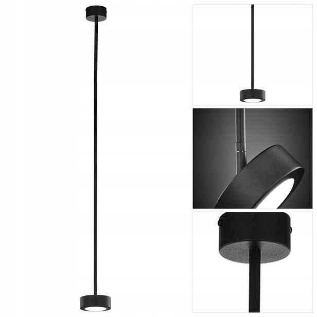 Černá závěsná Bar moderní do pracovny, originální tvar Sigma Lighting