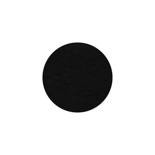Podtácky imitace kůže 4 ks průměr 10 cm VEGAN LEATHER ASA Selection - černé