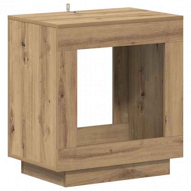 vidaXL Boční stůl Dub artisan 60 x 40 x 65 cm Kompozitní dřevo