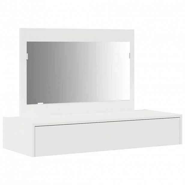 vidaXL Kosmetický stůl Bílá 100 x 40 x 70 cm Kompozitní dřevo