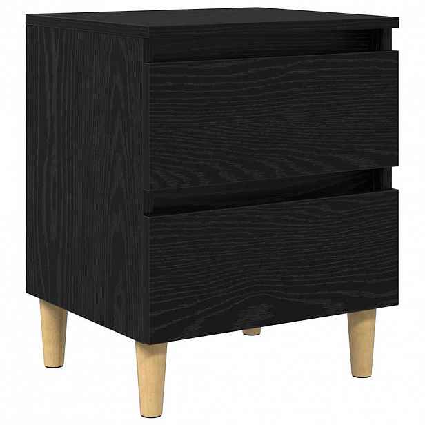 vidaXL Zásuvka pod postel Černý dub 40 x 35 x 50 cm Kompozitní dřevo