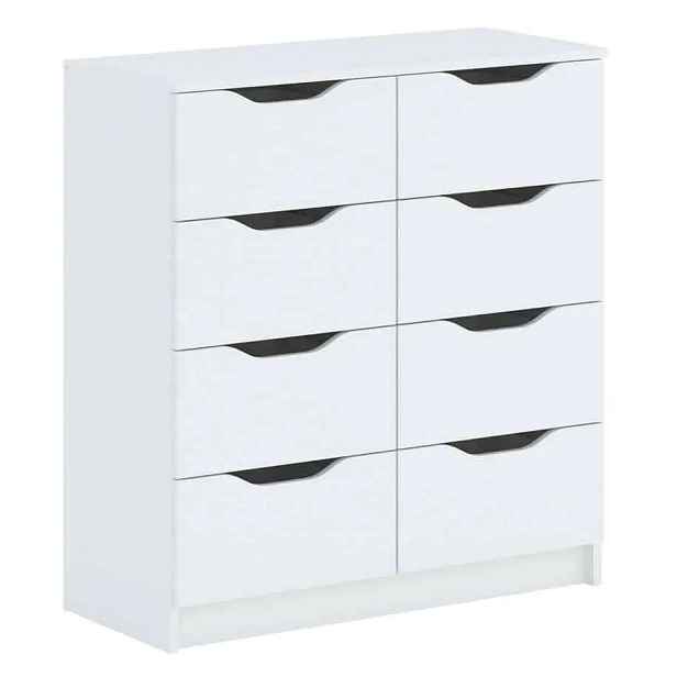 Casarredo Komoda KALISTA 8S – bílá mat