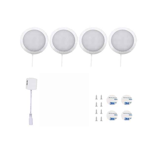 Lightess 4 stmívatelné Led podskříňové kuchyňské osvětlení do skříně