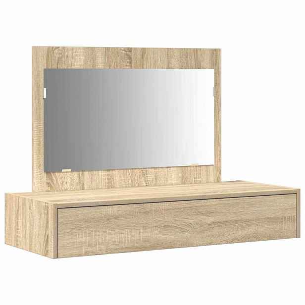vidaXL Kosmetický stůl Hnědá 100 x 40 x 70 cm Kompozitní dřevo