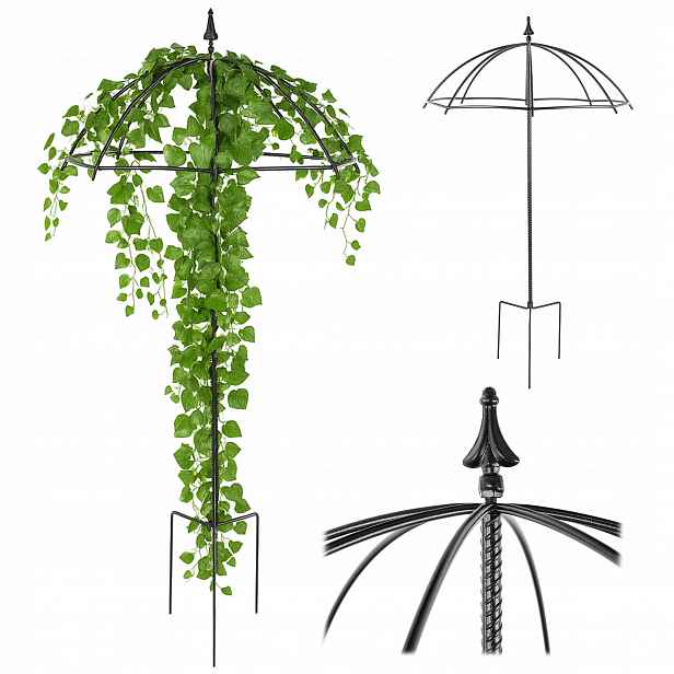 Deštník Zahradní Podpěra Na Růže Popínavá Břečťan Pergola Kovová 190 cm
