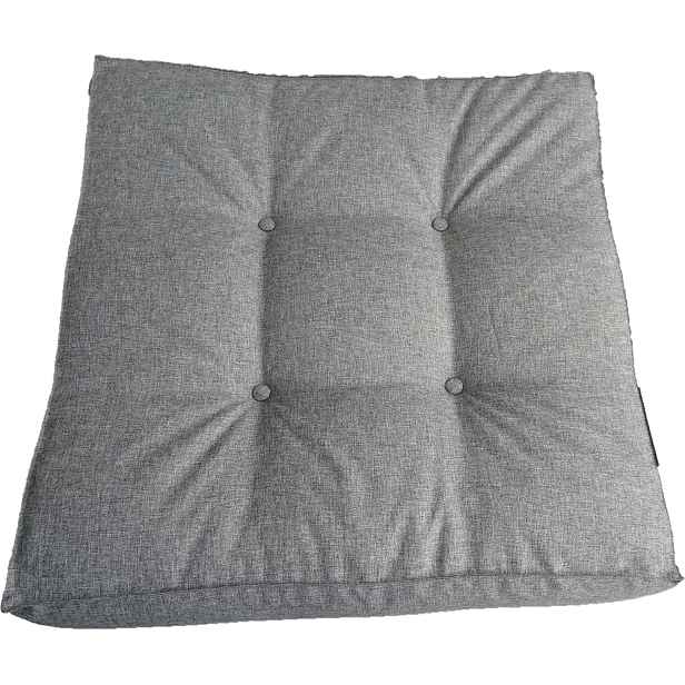 Polštář na jednu Paletu 60 x 60 Silver 23 Šedý