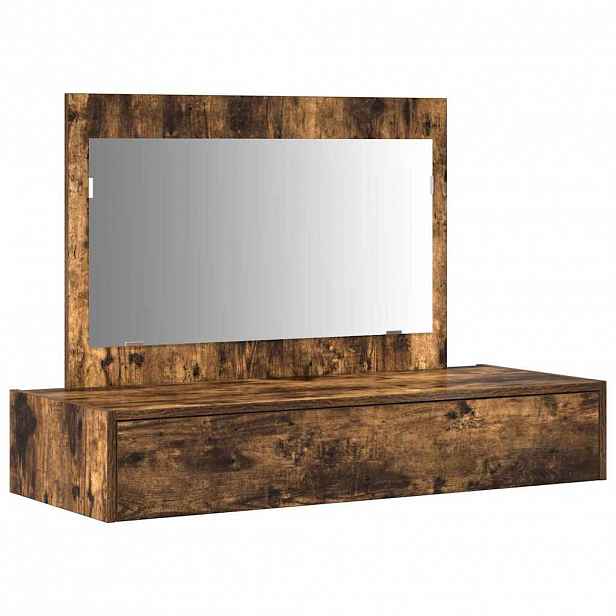 vidaXL Kosmetický stůl Hnědá 100 x 40 x 70 cm Kompozitní dřevo