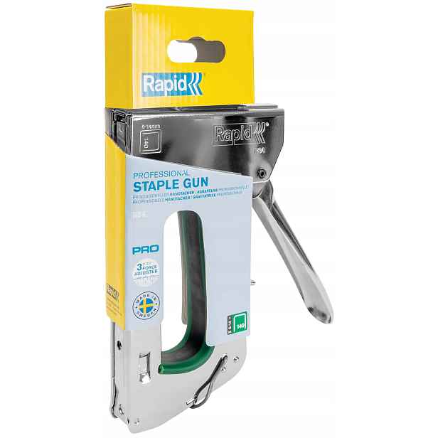 Ruční kovová sešívačka Rapid Pro R34E na sponky 140 6-14 mm