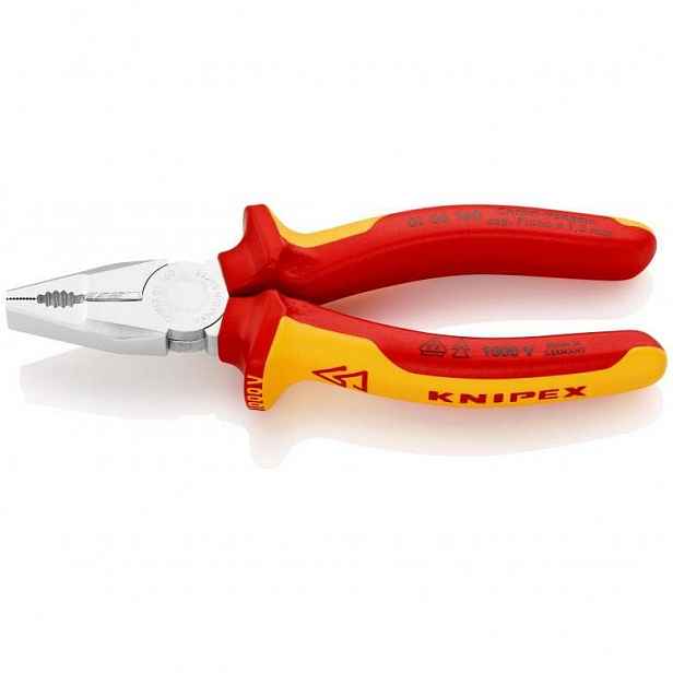 Univerzální kleště Vde 160 mm Knipex 01 06 160, chromované, izolované