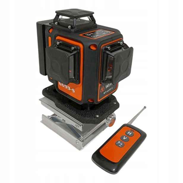 Zelený Vyrovnávací Laser S Elektronickou Kompenzací Wertec WT-6699S