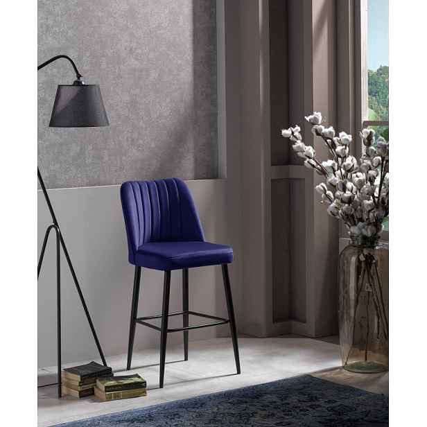 Bar Stool Set (4 Pieces) Vento - Sax Blue