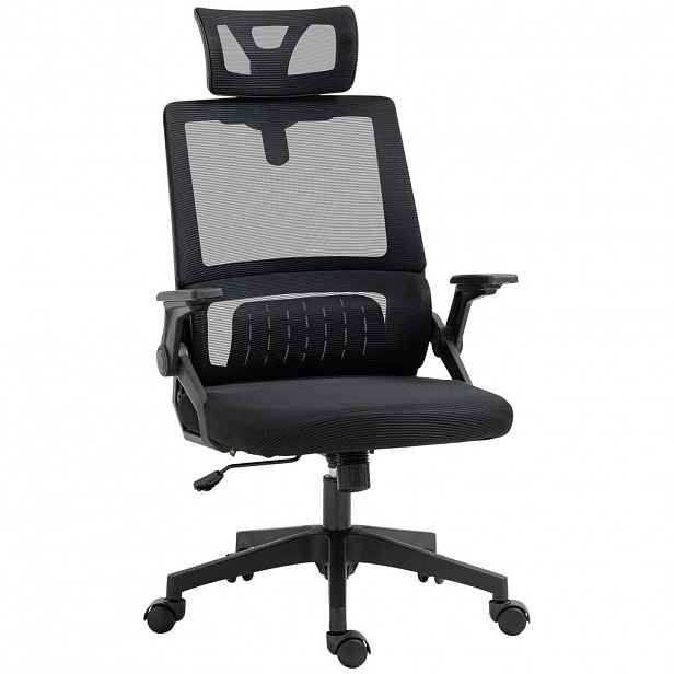 SHOPENTRA ERGONOMICKÁ otočná židle s opěrkou hlavy a houpací funkcí