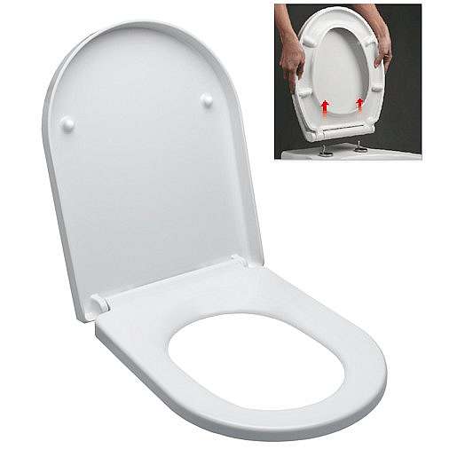 WC prkénko Glacera duroplast bílá EASY2240