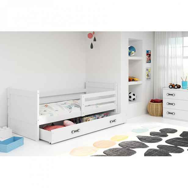 Dětská postel RICO 190x80 cm Bílá Bílá