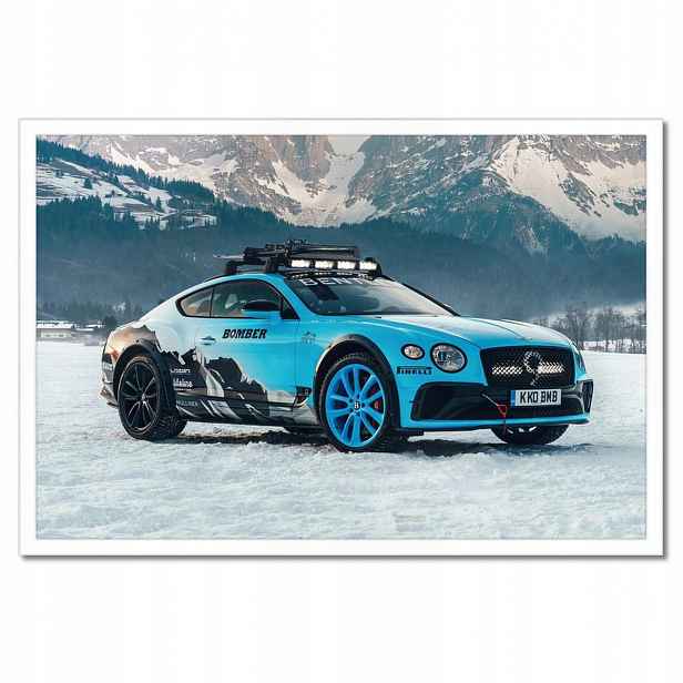 Plakáty v rámu 60x40 Bentley v zimním období Zima