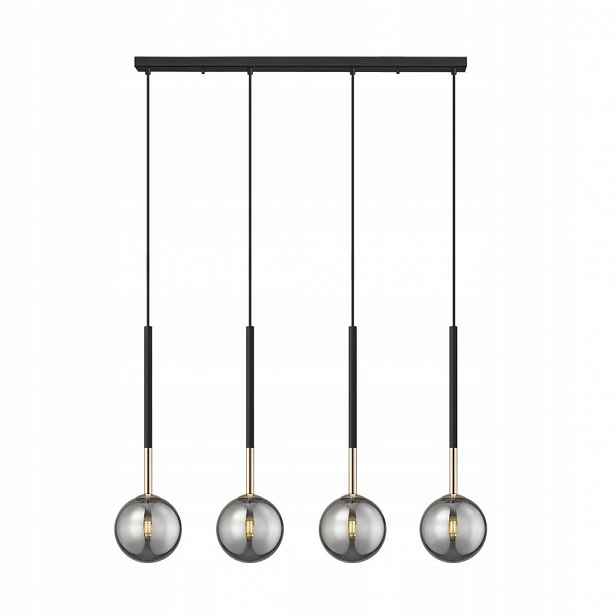 Černá závěsná lampa Arcturus moderní nad jídelní stůl ZumaLine