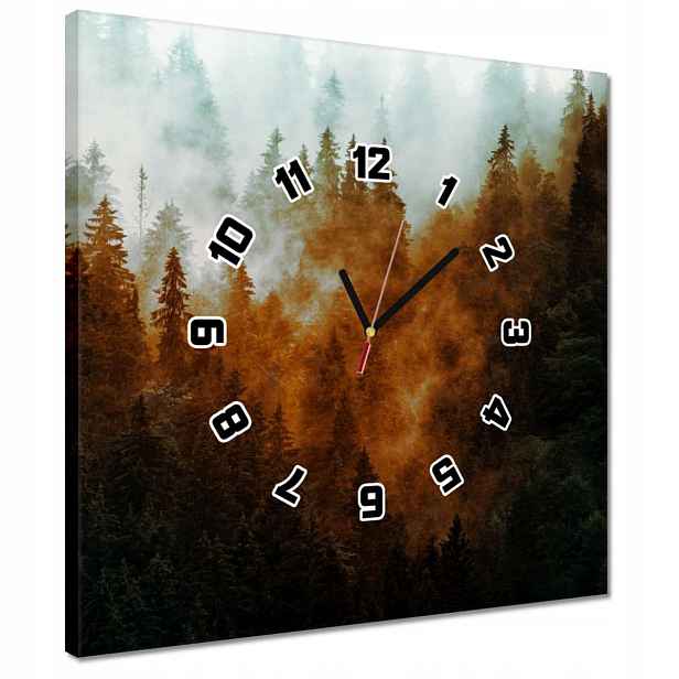 Hodiny 40x40 Podzimní krajina Hory