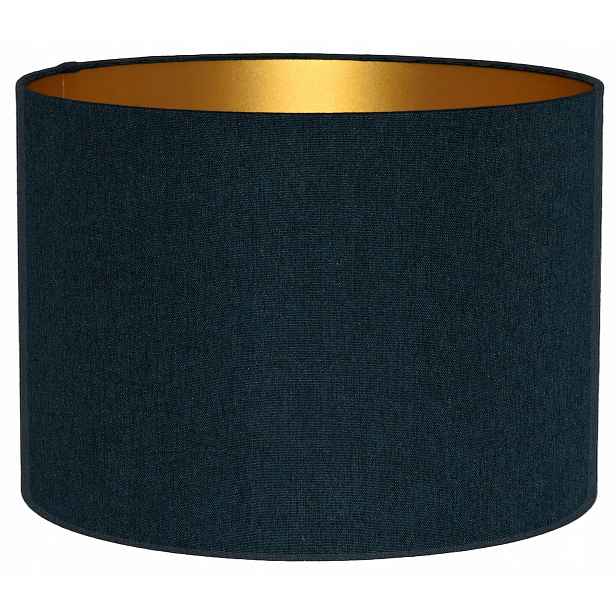 Stínidlo pro závěsnou stojací lampu Válec 20/15 cm E27 Modrý-Tyrkysový Avola