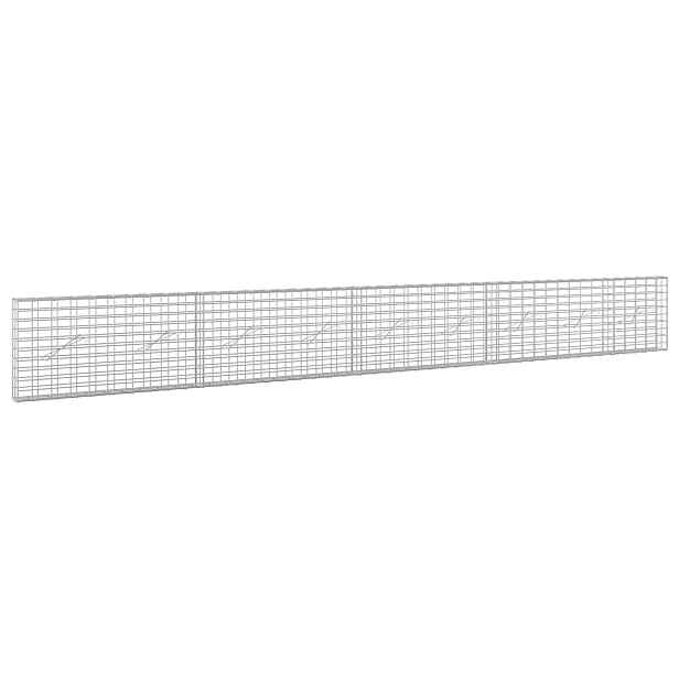 vidaXL Gabion s drátem 5 mm a síťkou 5x10 cm 450x10x50 cm