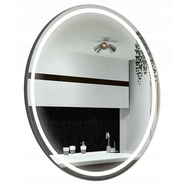 Zrcadlo Led kulaté London s krytem 80 cm