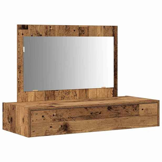 vidaXL Kosmetický stůl Hnědá 100 x 40 x 70 cm Kompozitní dřevo