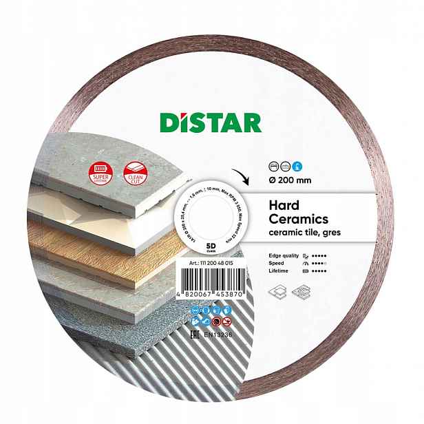 Distar 200 Diamantový Kotouč Kotouč Na Tvrdou Keramiku