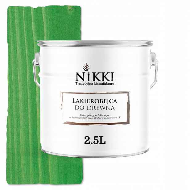 Lak Na Dřevo 3V1 Extra Lazura Zelená Mátová Polomatná 2.5 L Uv