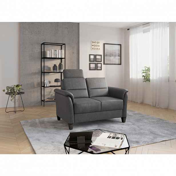 Sit & More DVOUMÍSTNÁ POHOVKA, textil, antracitová