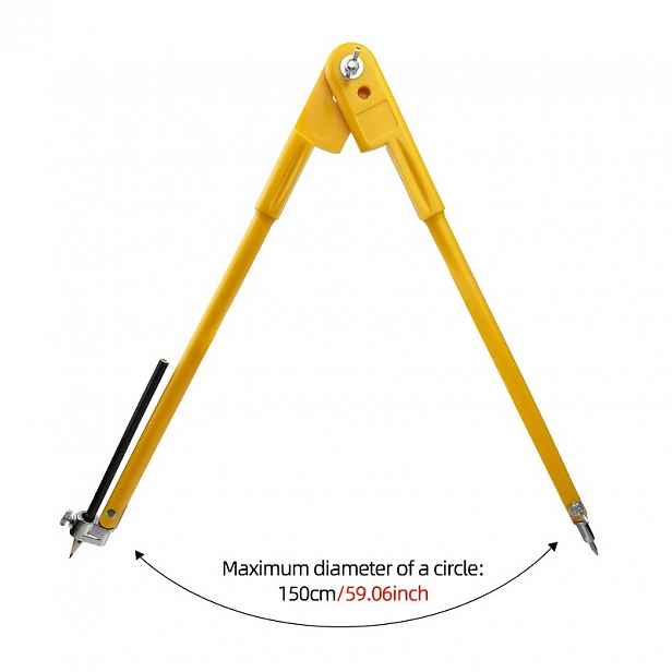 TEMU Max 45/75 cm Průměr Dřevozpracující Kružítko Nastavitelné Děliče Přesné Rýsovací Kružítko Nastavitelné Rýsovací Nástroje