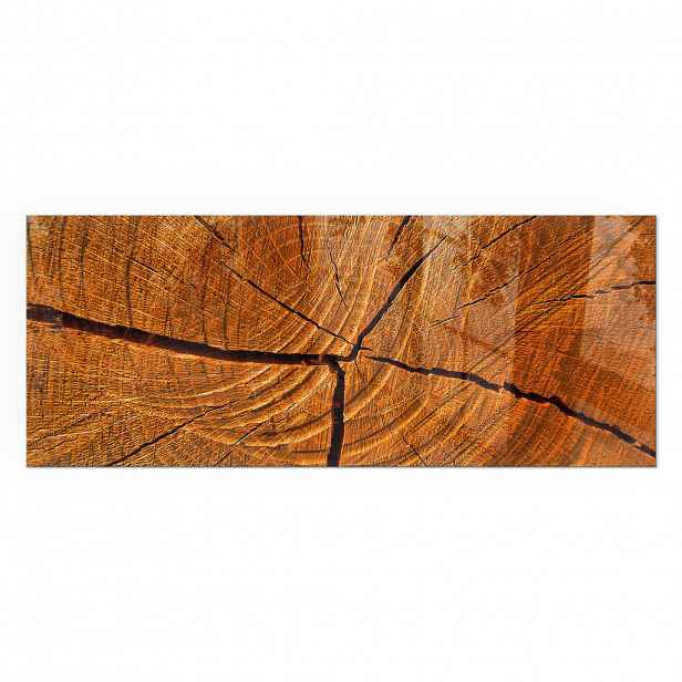 TULUP PODLOŽKA POD KRB 125x50 cm - Kresba dřeva v příčném řezu