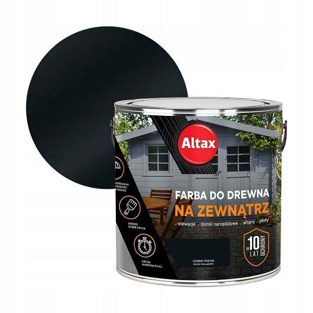 Altax Barva Na Dřevo 2,5L Černý Lesk