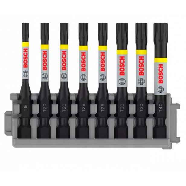 Bosch - 8dílná sada prodloužených bitů T, délka 55 mm 2608522329