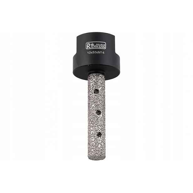 Diamantová fréza Korunkový Vrták 10x50 mm M14 Richmann pro Slinuté Dlažby Granitu Kamene