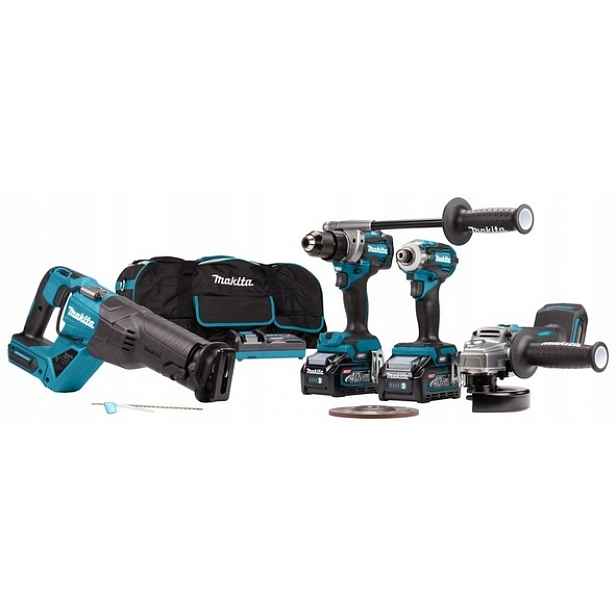 Kombo Sada 40V Xgt DF001G+TD001G+GA005G+JR001G 2*4.0AH Dráha