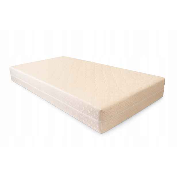 Obal na matrace s prošívaným zipem světlý 90x200 Žakard