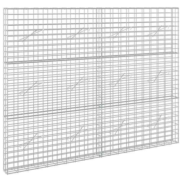 vidaXL Gabion s drátem 5 mm a síťkou 5x10 cm 200x10x150 cm