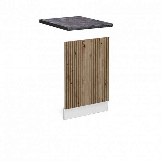 Vicco PŘEDNÍ PANEL R-Line Řemeslný dub 45 cm , PD Antracit
