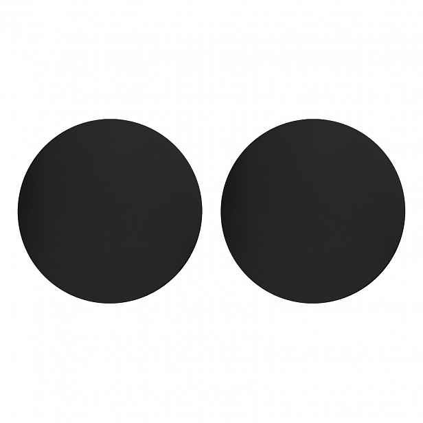 Tk Lighting Sada 2x nástěnná lampa Černá Moderní 4xG9 kovová