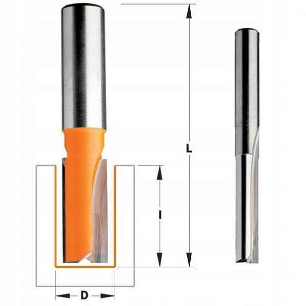 Cmt Přímá fréza na dřevo Vhm 3 mm, stopka 8 mm Rh 911.030.11
