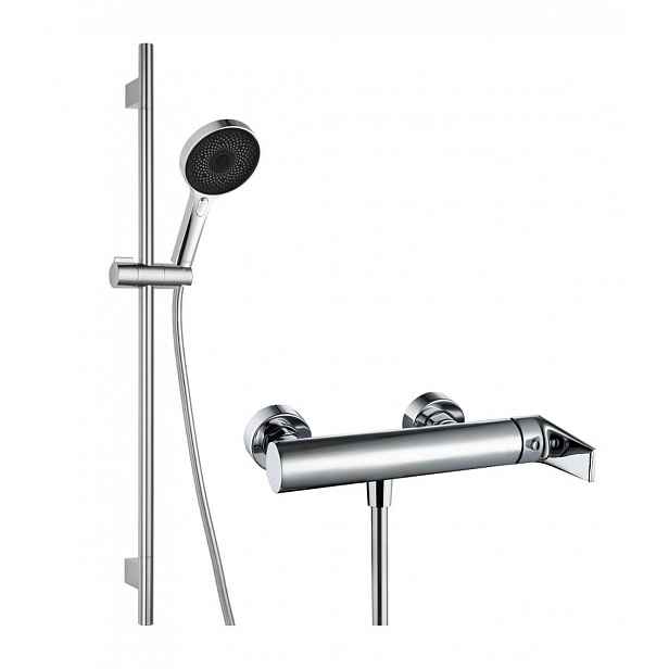 kielle Harmonia - Sprchový set s baterií, tyčí, hadicí a sprchovou hlavicí, chrom 20623SN10