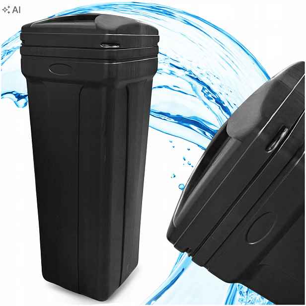 Nádrž Na Vodu S Solným Roztokem Kompletní Sada Černá Canature 70 L