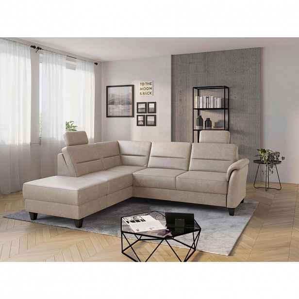 Sit & More ROHOVÁ SEDAČKA, textil, béžová