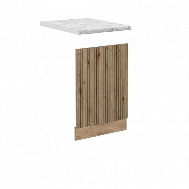 Vicco PŘEDNÍ PANEL R-Line Řemeslný dub 45 cm , PD Mramor