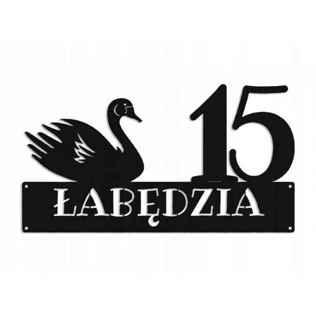 Číslo Na Dům 80 cm Tabule Adresa Ocel 2 mm Grafika 5371