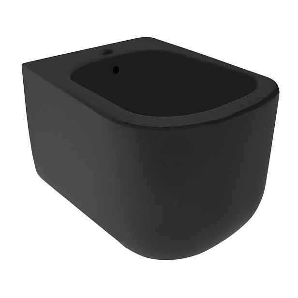 Kerasan TRIBECA bidet závěsný 35x54cm, černá mat