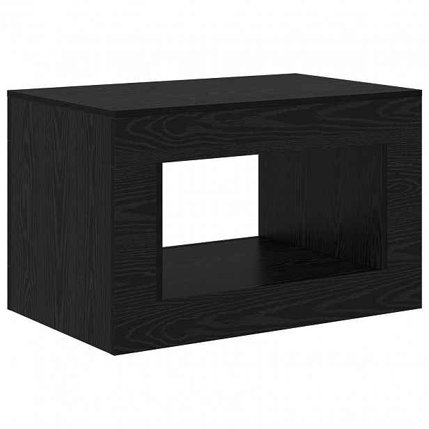 vidaXL Coffee Table Černý dub 80.5 x 50 x 50 cm Kompozitní dřevo