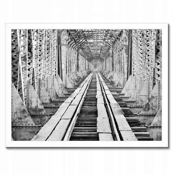 Plakáty v rámu 40x30 Železniční most
