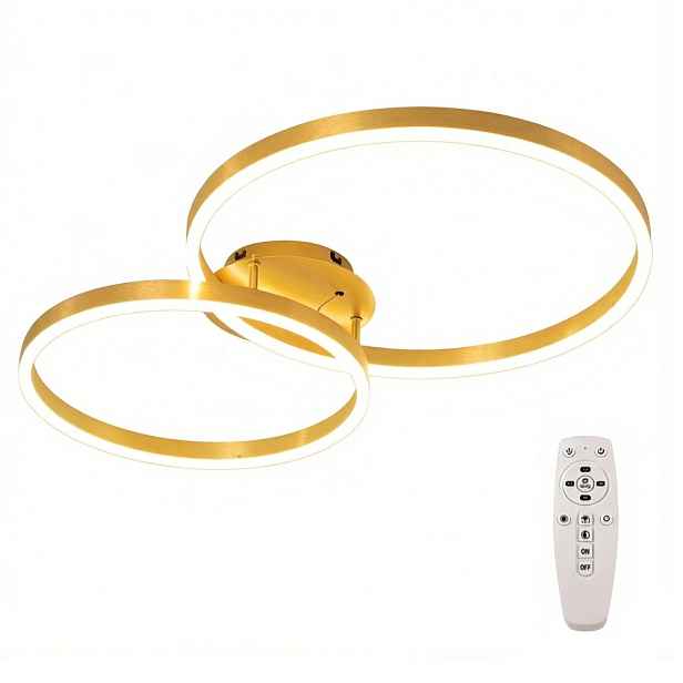 stropní svítidlo Led Zlatý lustr Stropní Svítidlo Ring Moderní obývací pokoj 42W 4500K